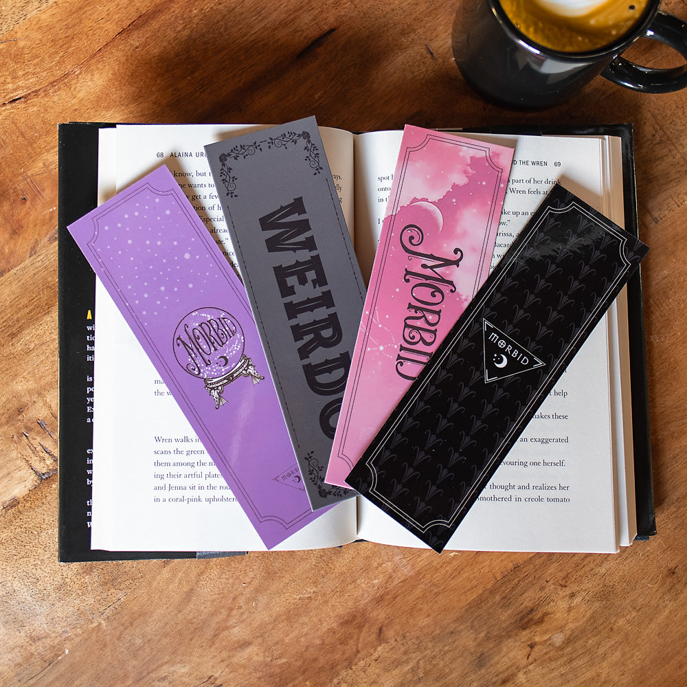 Morbid Set of 4 Bookmarks