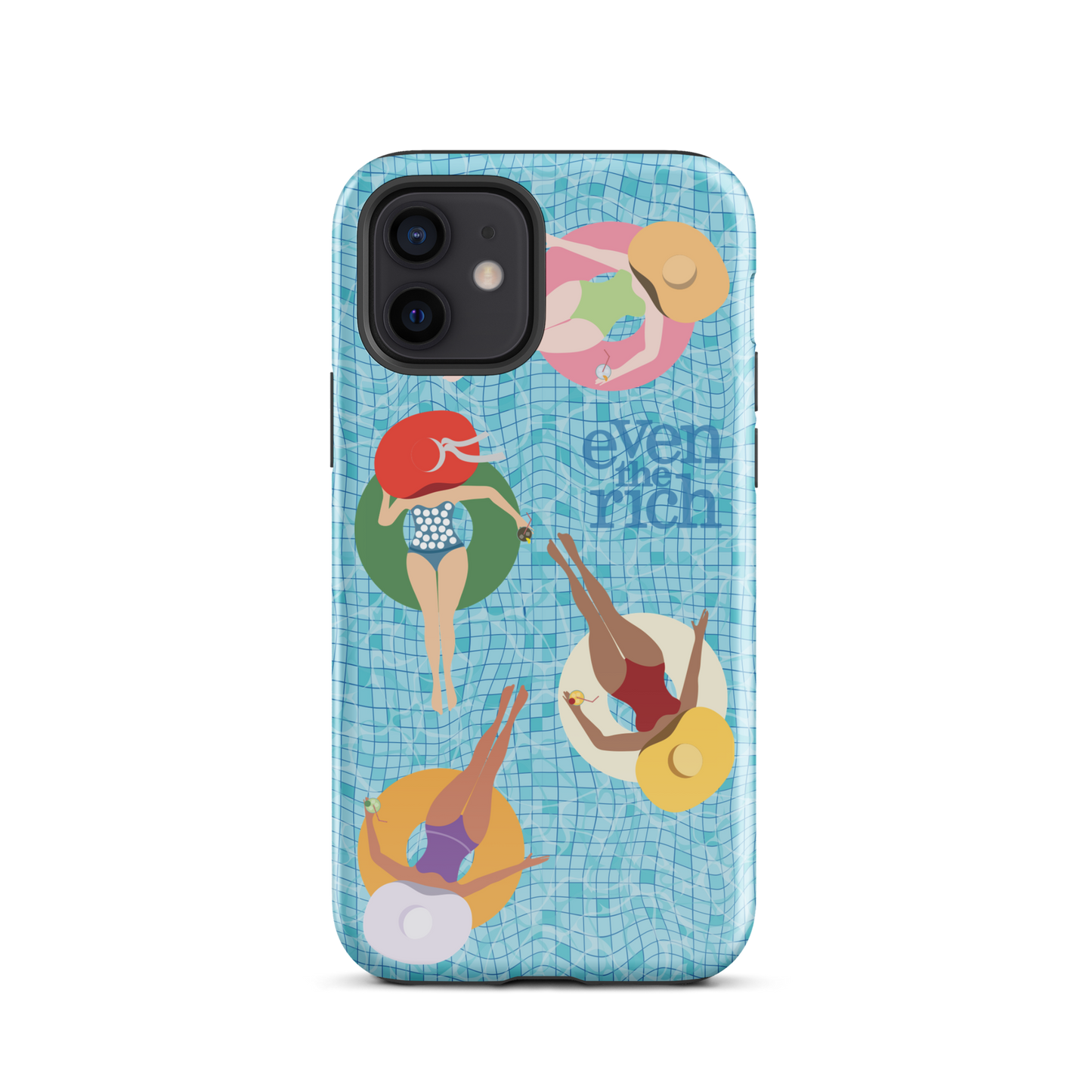 Even the Rich Pool Tough Phone Case - iPhone