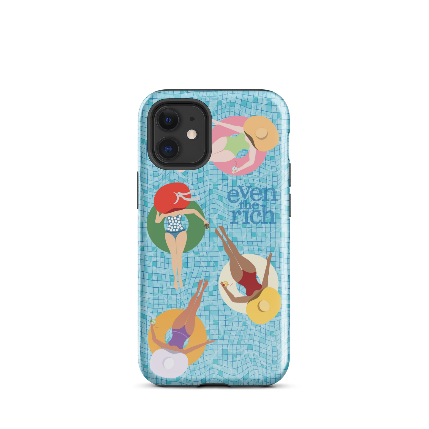 Even the Rich Pool Tough Phone Case - iPhone