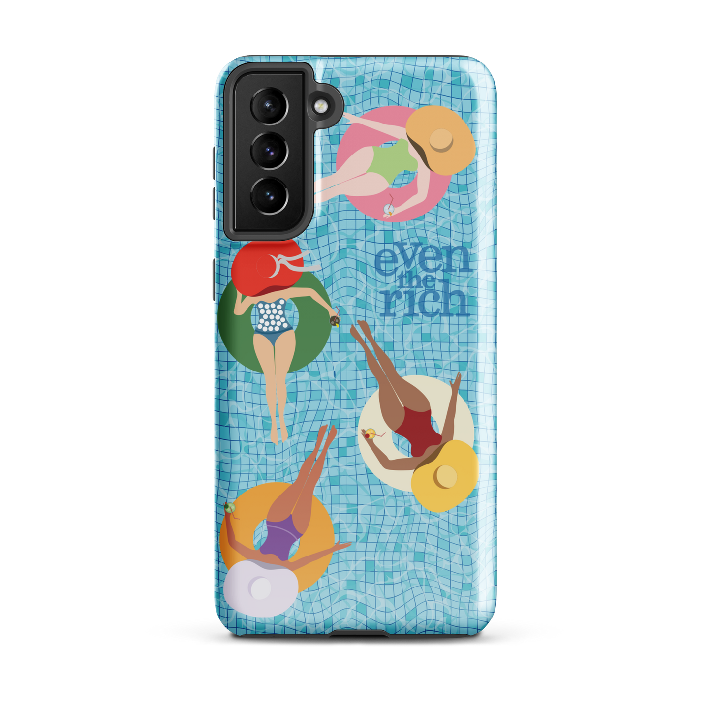 Even the Rich Pool Tough Phone Case - Samsung