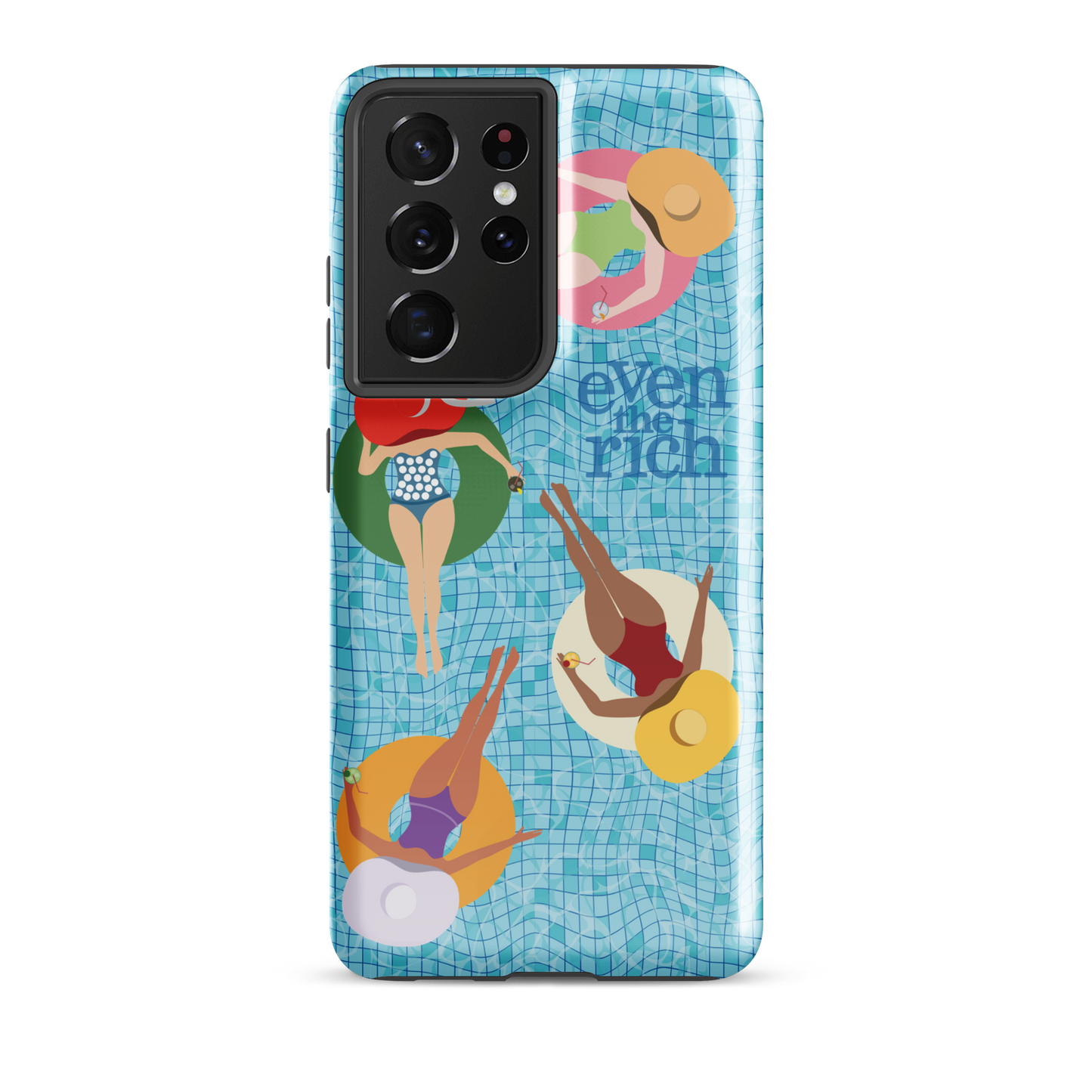 Even the Rich Pool Tough Phone Case - Samsung