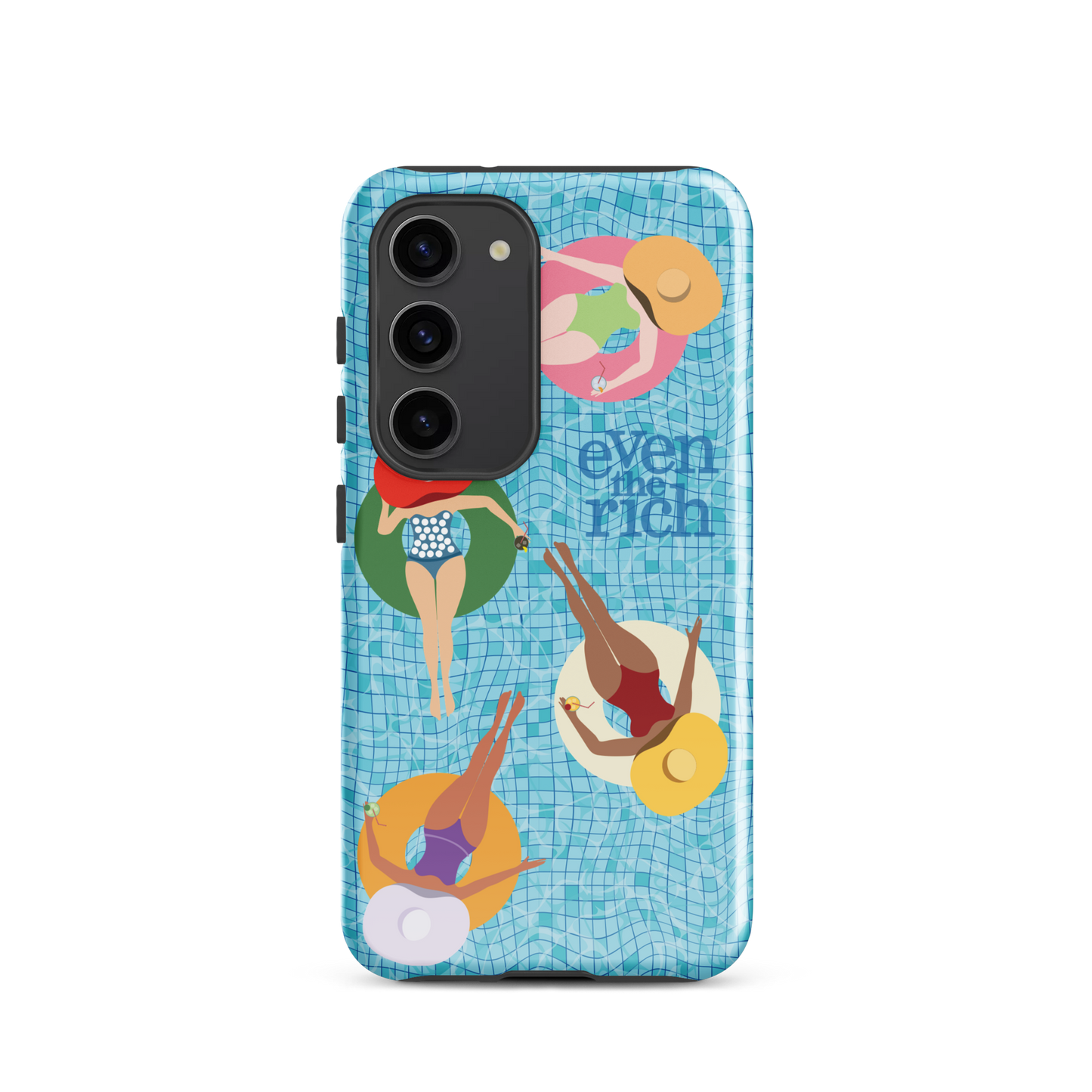 Even the Rich Pool Tough Phone Case - Samsung