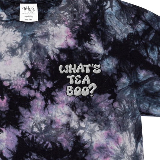 Keke Palmer "What's Tea, Boo?" Oversized Tie-Dye T-Shirt-1