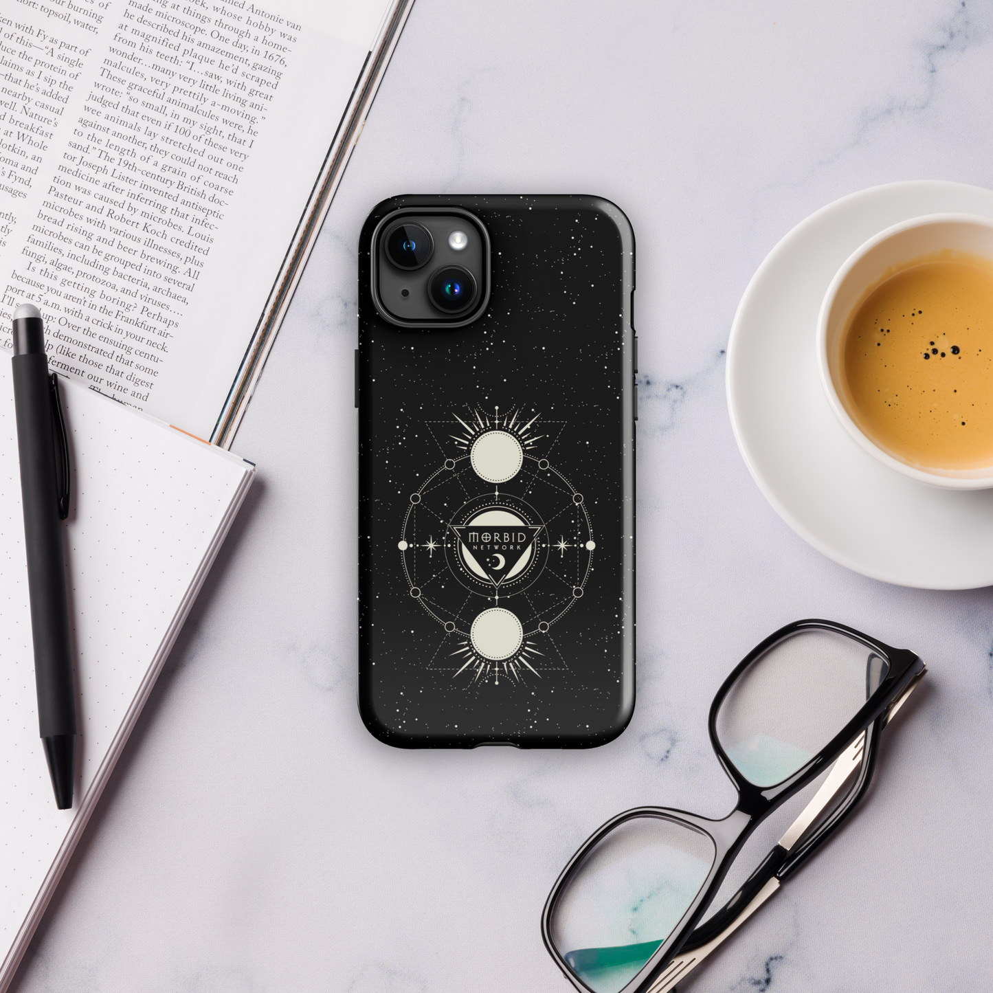 Morbid Celestial Design Tough Phone Case - iPhone