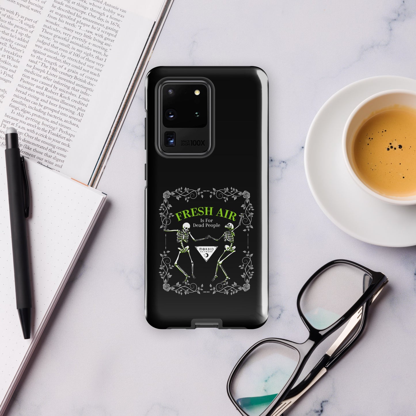 Morbid Fresh Air Is For Dead People Tough Phone Case - Samsung