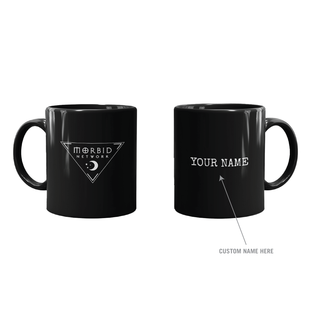 Morbid Logo 11 oz Personalized Black Mug