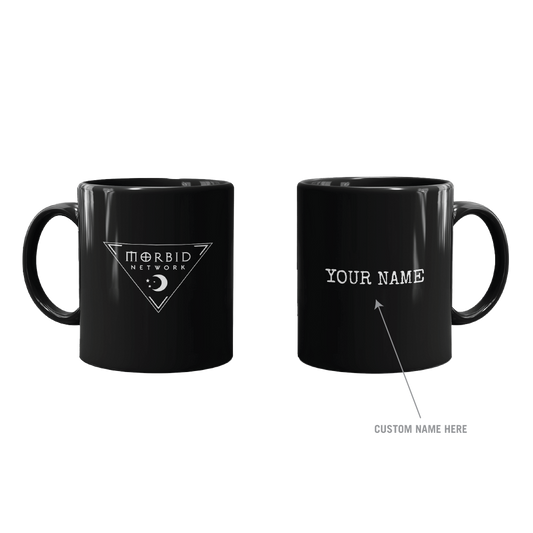 Morbid Logo 11 oz Personalized Black Mug-3