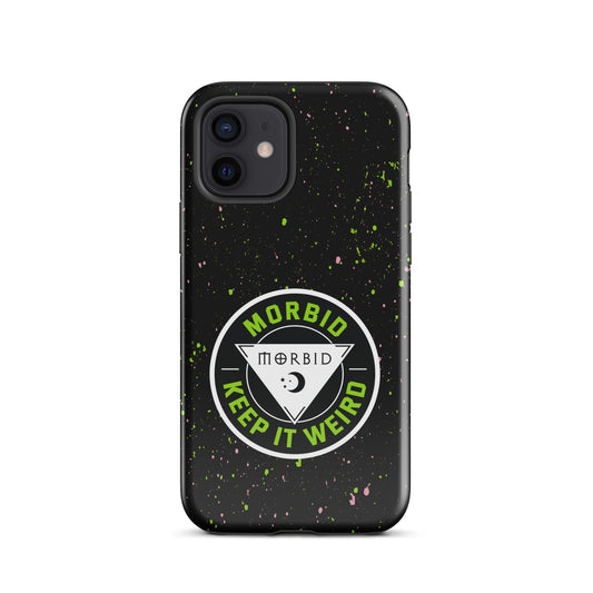 Morbid Keep It Weird Patch iPhone Tough Case-0