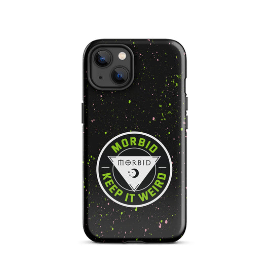 Morbid Keep It Weird Patch iPhone Tough Case-12