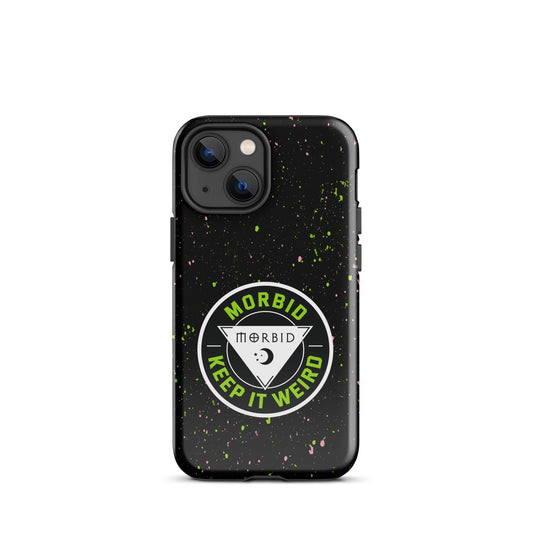 Morbid Keep It Weird Patch iPhone Tough Case-15