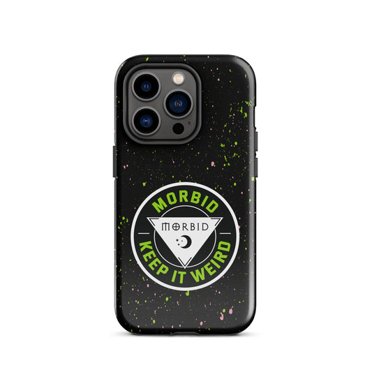 Morbid Keep It Weird Patch iPhone Tough Case-30