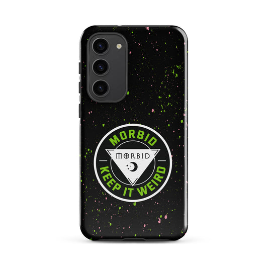 Morbid Keep It Weird Patch Samsung Tough Case-36