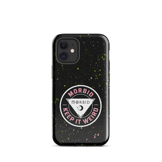 Morbid Keep It Weird Patch iPhone Tough Case-3