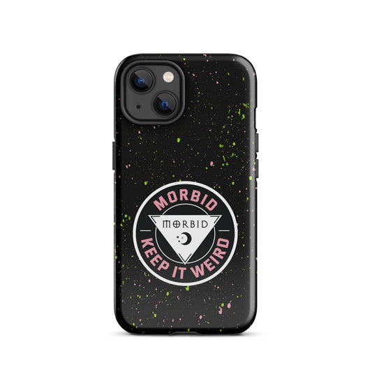 Morbid Keep It Weird Patch iPhone Tough Case-11