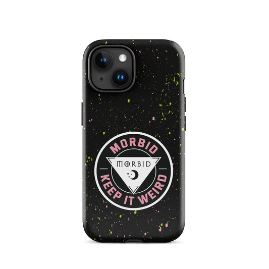 Morbid Keep It Weird Patch iPhone Tough Case-35