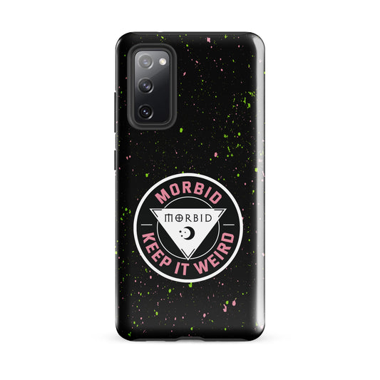 Morbid Keep It Weird Patch Samsung Tough Case-3