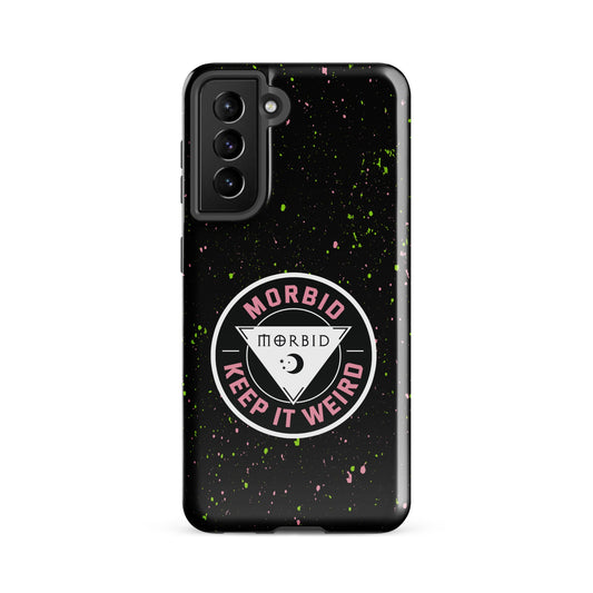 Morbid Keep It Weird Patch Samsung Tough Case-15