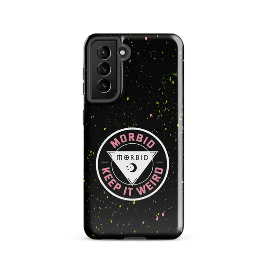 Morbid Keep It Weird Patch Samsung Tough Case-12