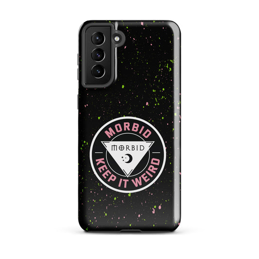 Morbid Keep It Weird Patch Samsung Tough Case-18