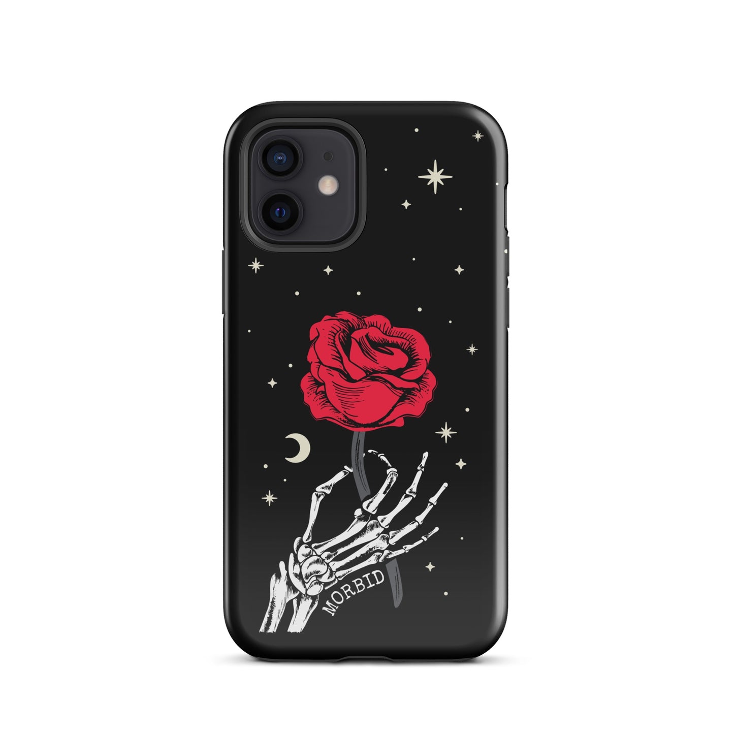 Morbid Skeleton Rose iPhone Tough Case