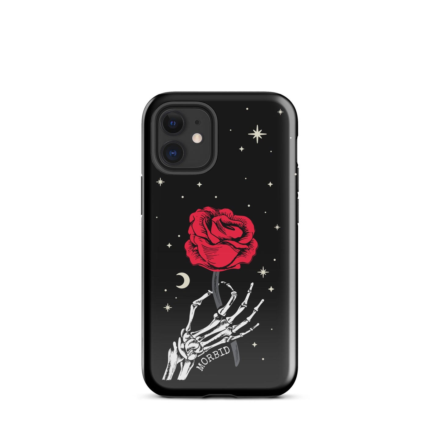 Morbid Skeleton Rose iPhone Tough Case