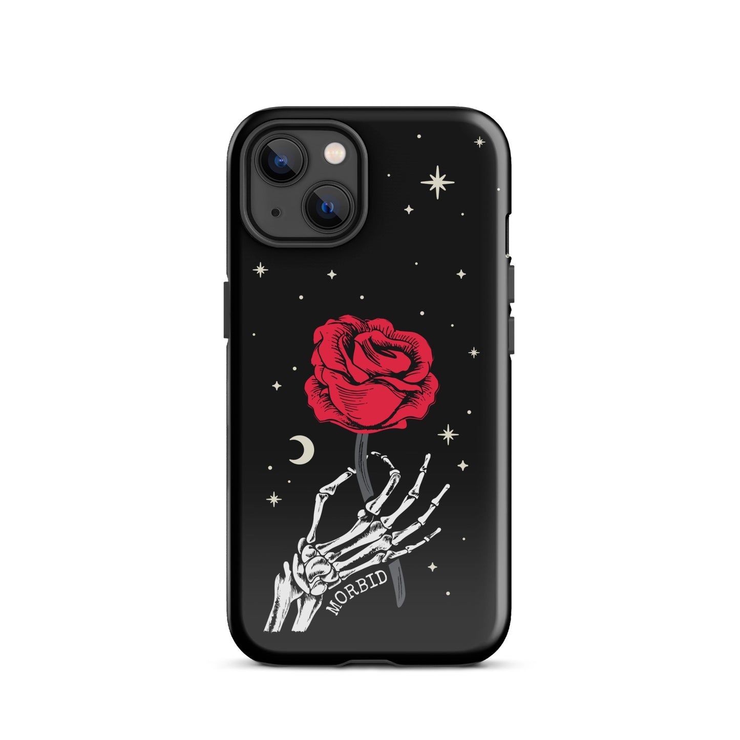 Morbid Skeleton Rose iPhone Tough Case