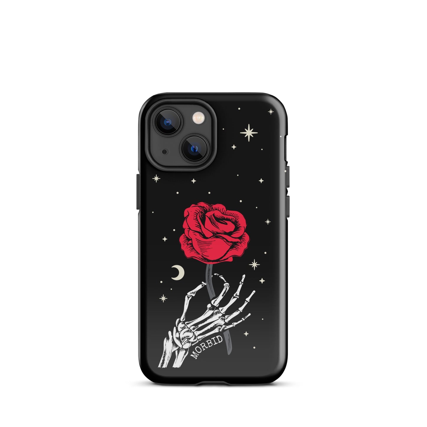 Morbid Skeleton Rose iPhone Tough Case