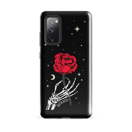 Morbid Skeleton Rose Samsung Tough Case-3