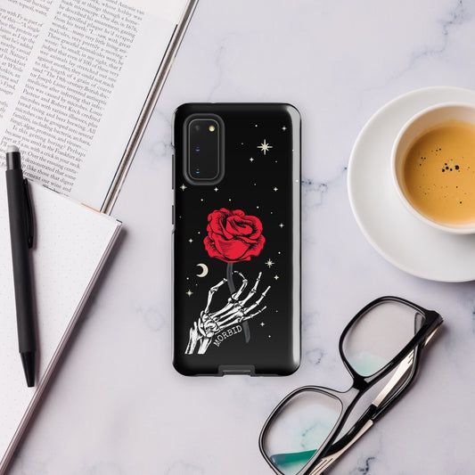 Morbid Skeleton Rose Samsung Tough Case-2