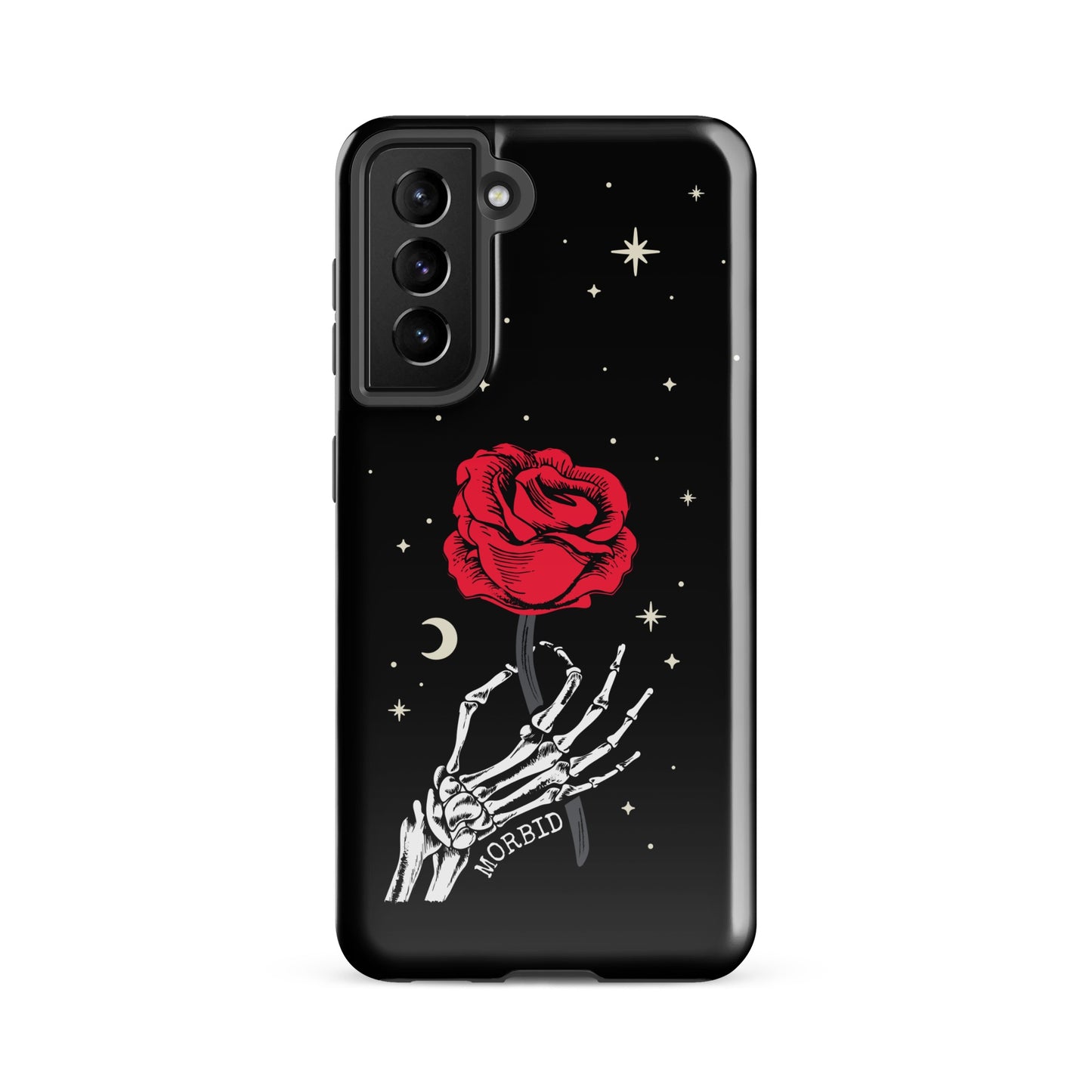 Morbid Skeleton Rose Samsung Tough Case