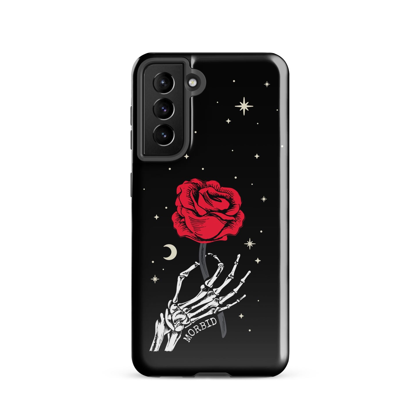 Morbid Skeleton Rose Samsung Tough Case