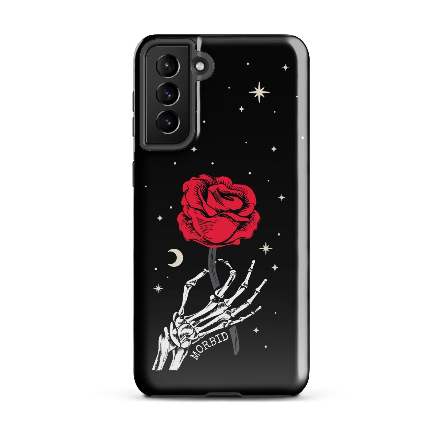 Morbid Skeleton Rose Samsung Tough Case