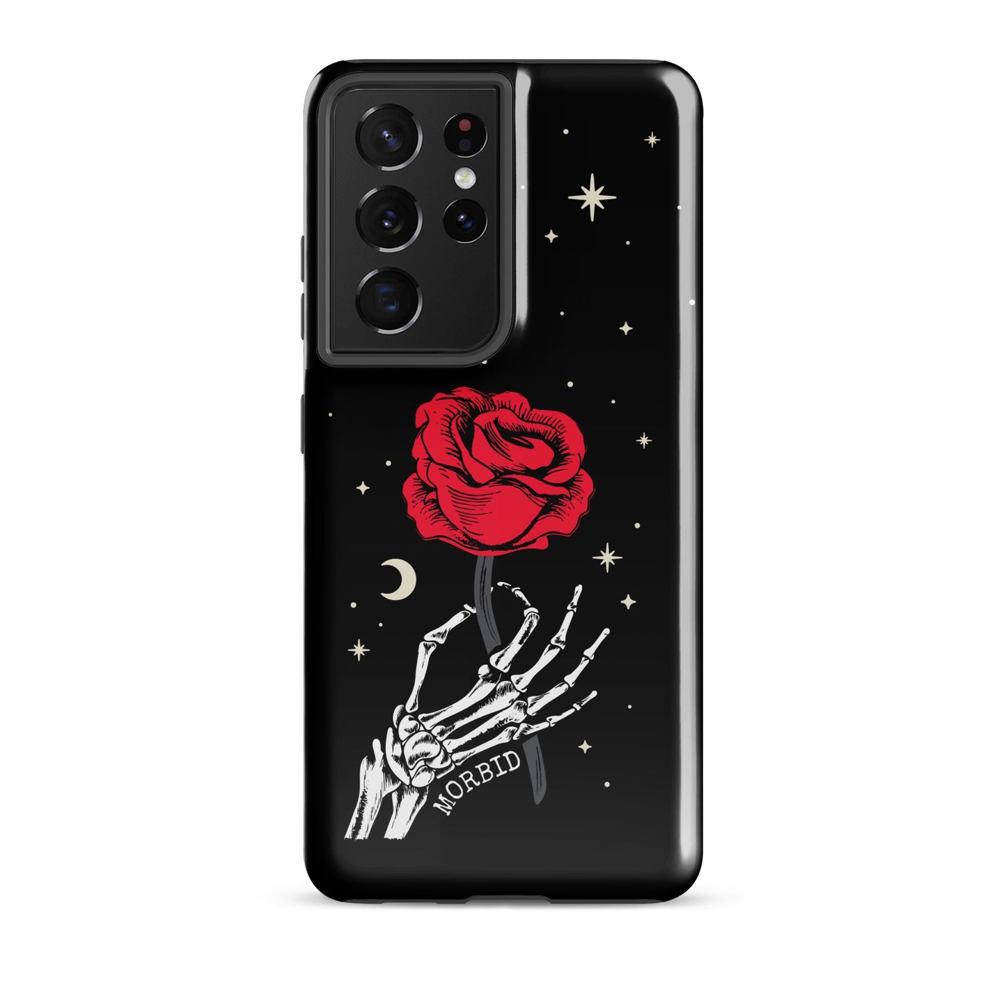 Morbid Skeleton Rose Samsung Tough Case