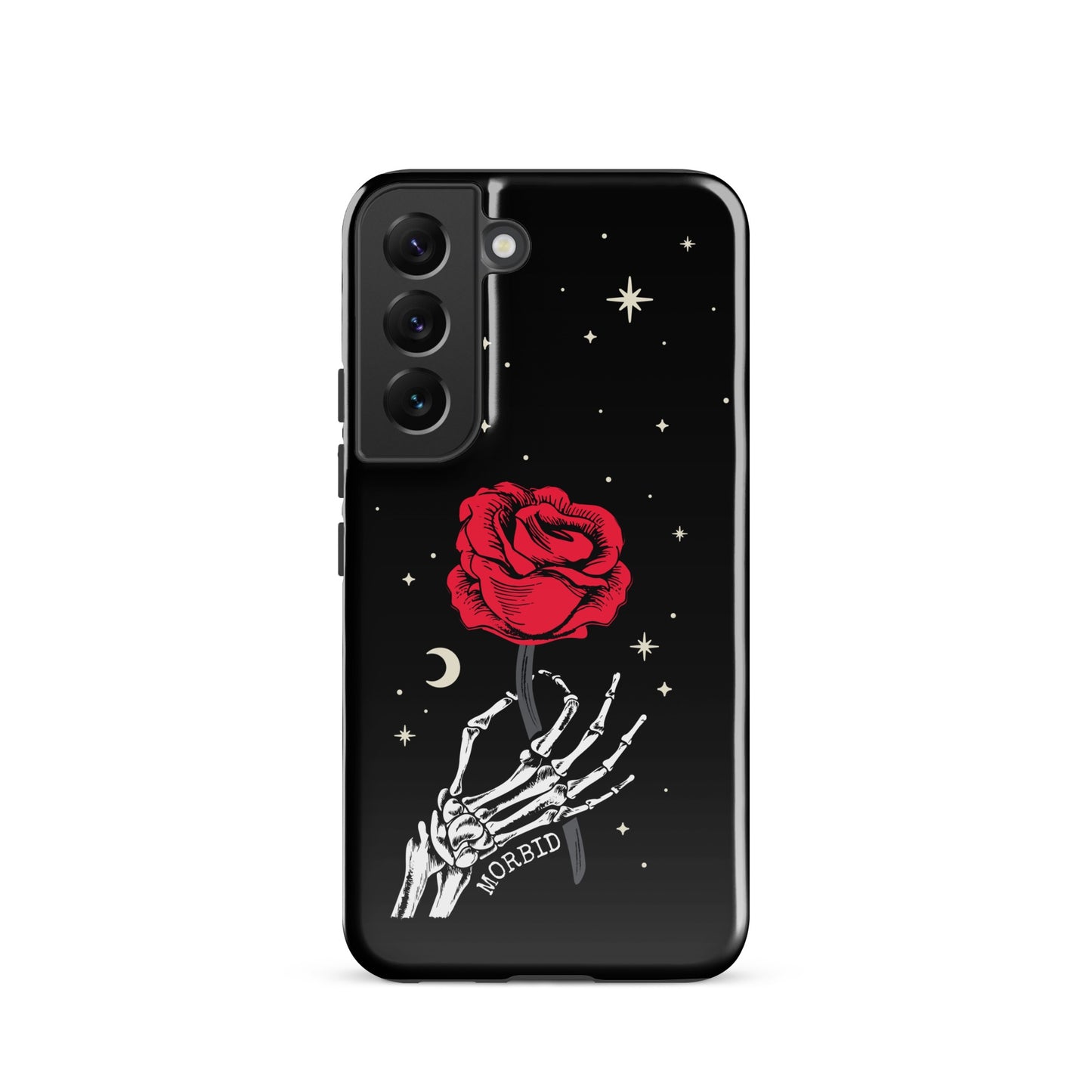 Morbid Skeleton Rose Samsung Tough Case