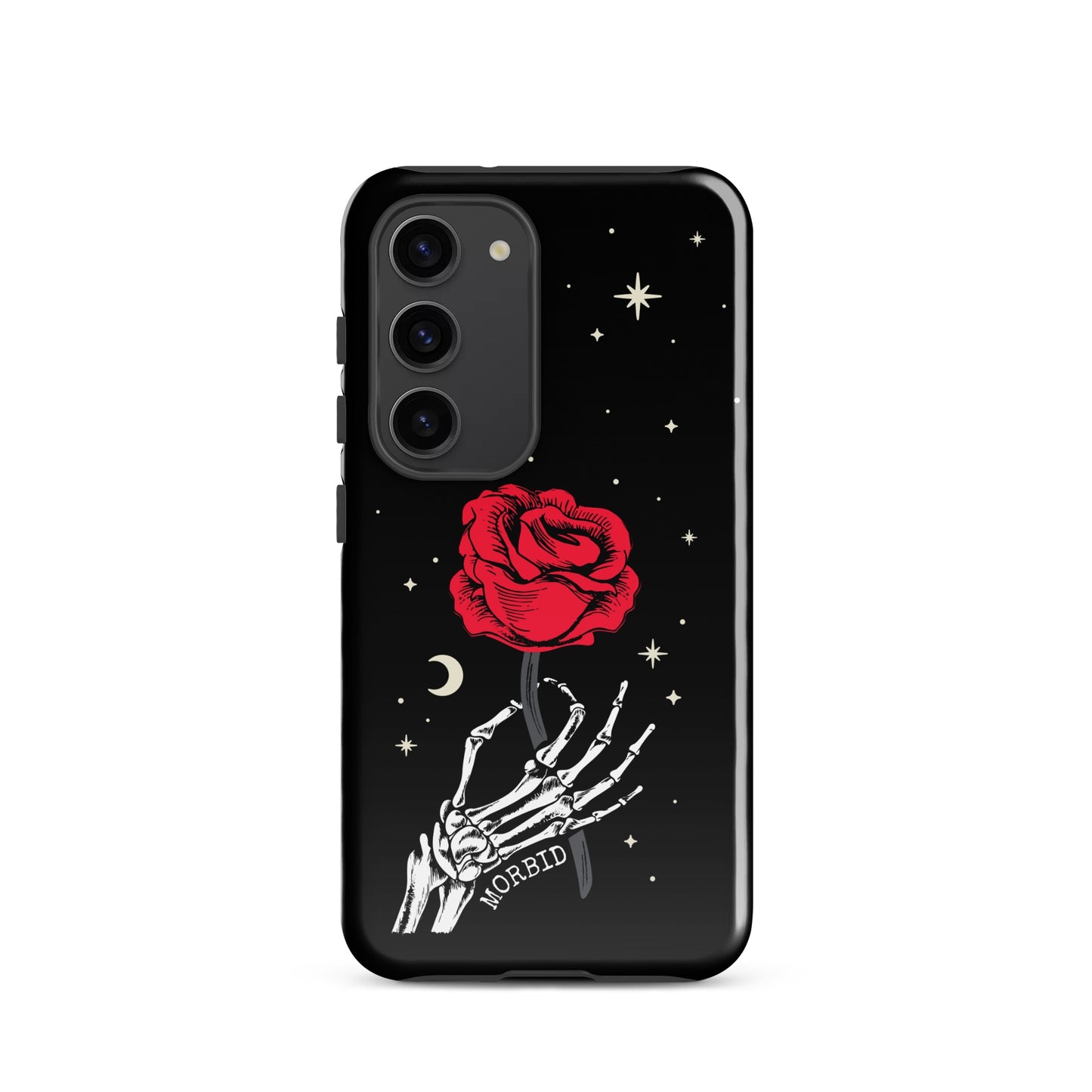 Morbid Skeleton Rose Samsung Tough Case