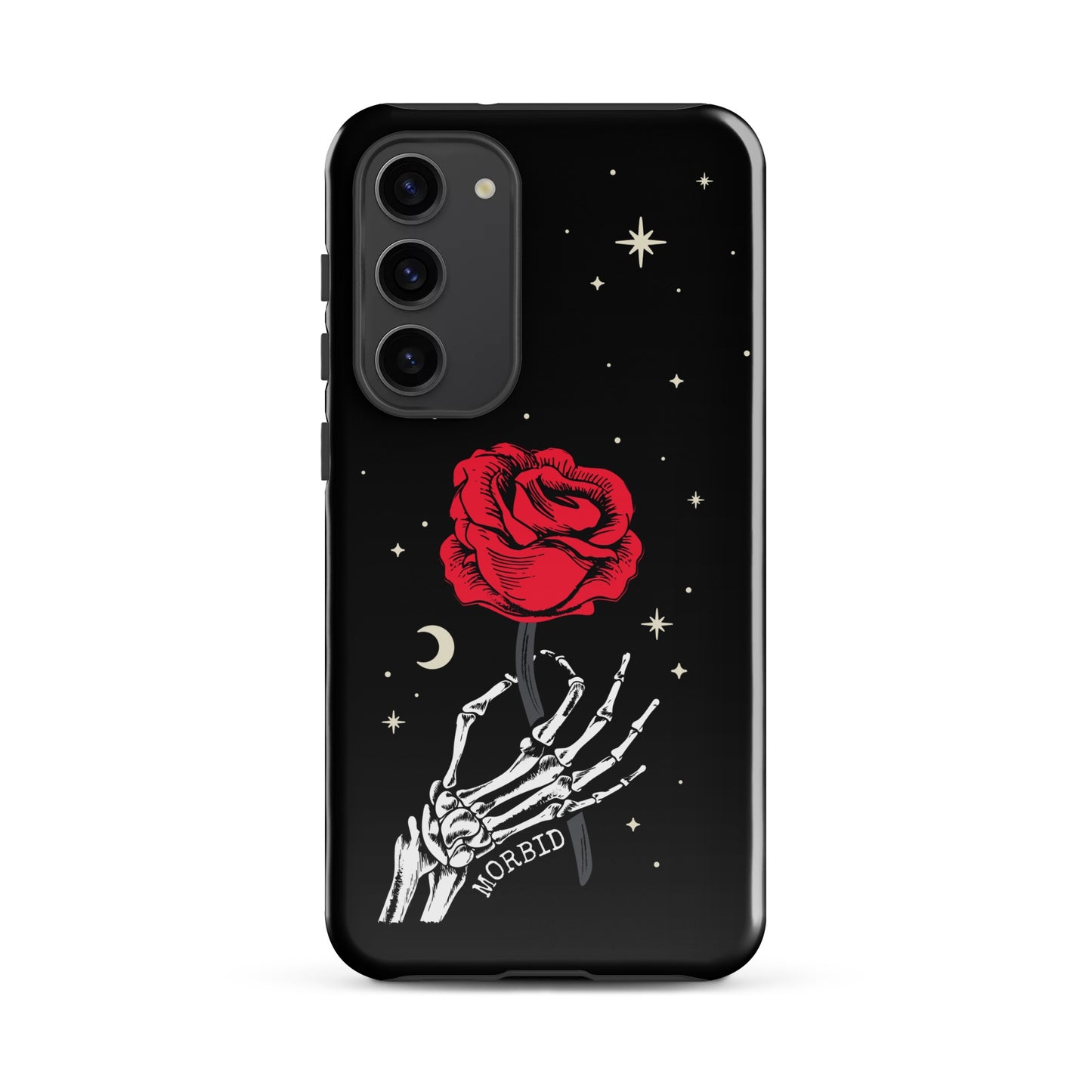 Morbid Skeleton Rose Samsung Tough Case