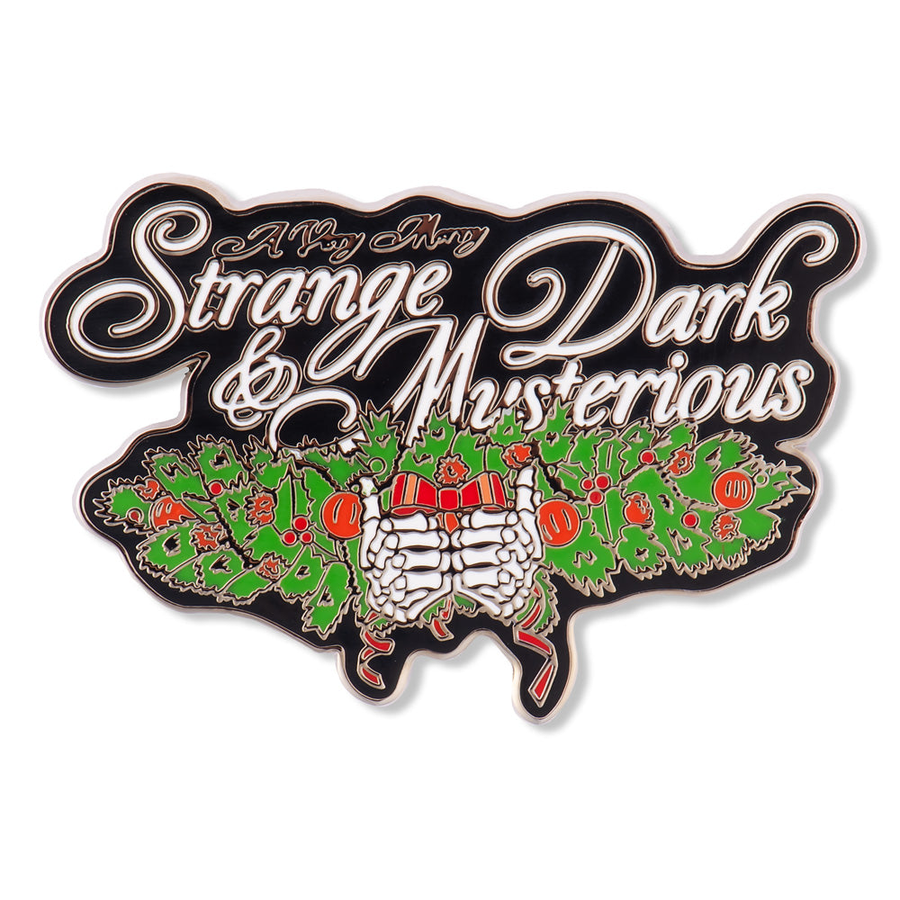 MrBallen Haunted Holiday Wreath Enamel Pin