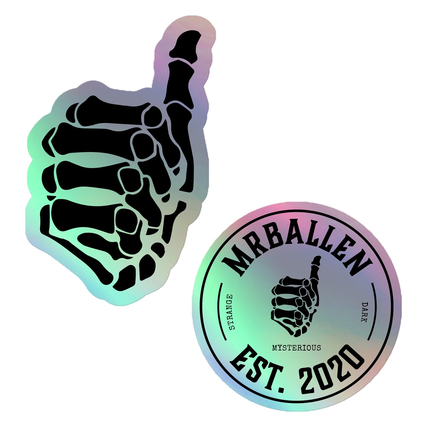 MrBallen Holographic Sticker Set