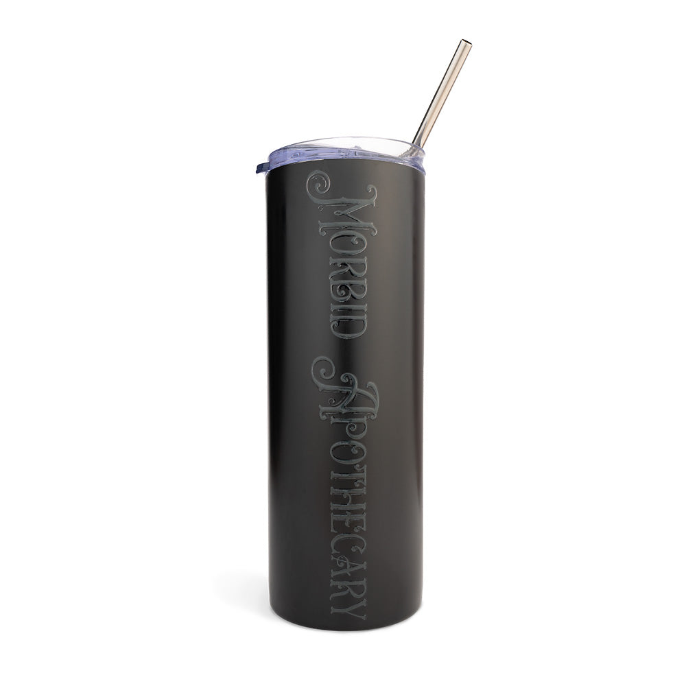 Morbid Apothecary Black Skinny Tumbler