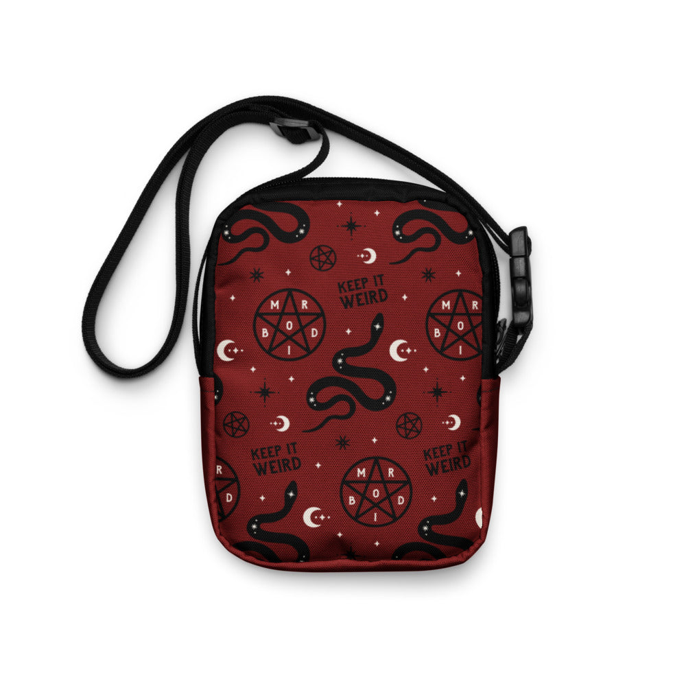 Morbid Keep It Weird But Not So Weird Crossbody Bag