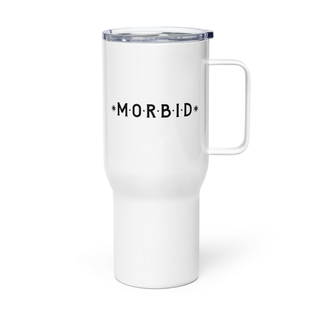 Morbid Keep It Weird But Not So Weird Travel Mug