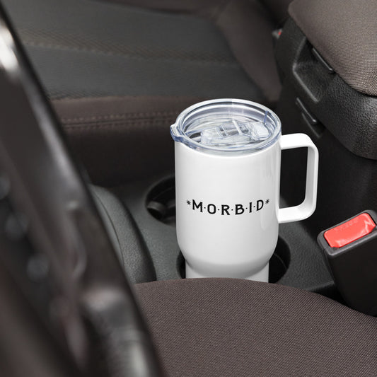 Morbid Keep It Weird But Not So Weird Travel Mug-7