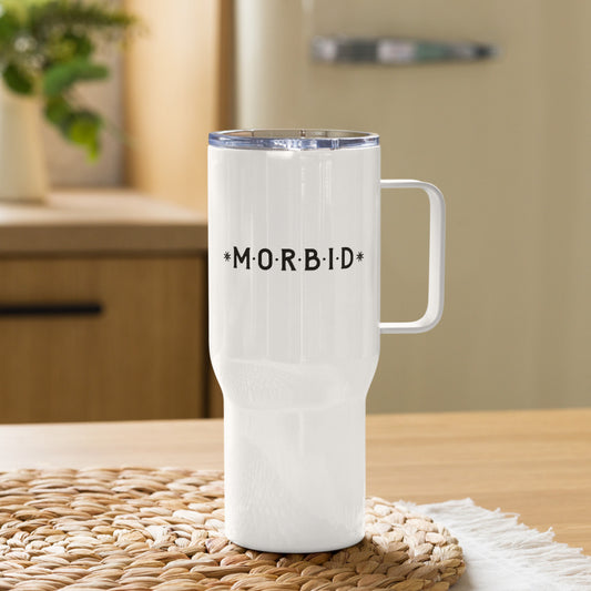 Morbid Keep It Weird But Not So Weird Travel Mug-2