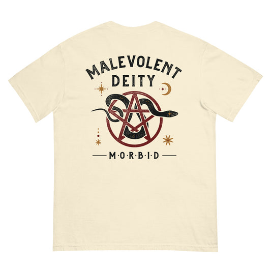 Morbid Malevolent Deity Comfort Colors T-Shirt-2