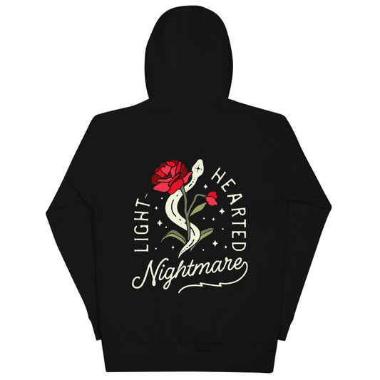 Morbid Lighthearted Nightmare Embroidered Hoodie-0