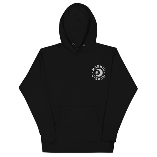 Morbid Lighthearted Nightmare Embroidered Hoodie-1