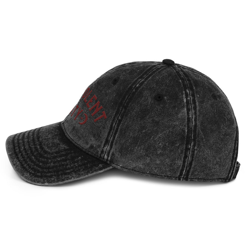 Morbid Malevolent Deity Distressed Dad Hat