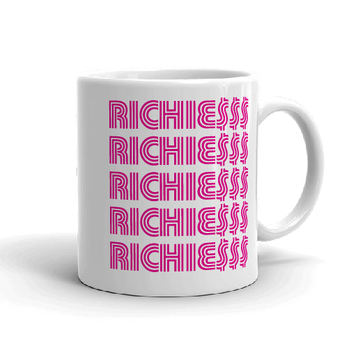 Even the Rich Richies White Mug