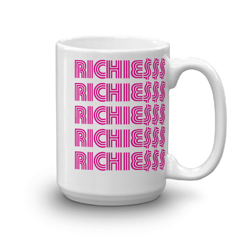 Even the Rich Richies White Mug