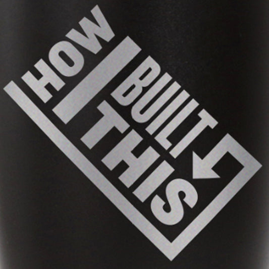 How I Built This Logo Engraved Travel Mug-1